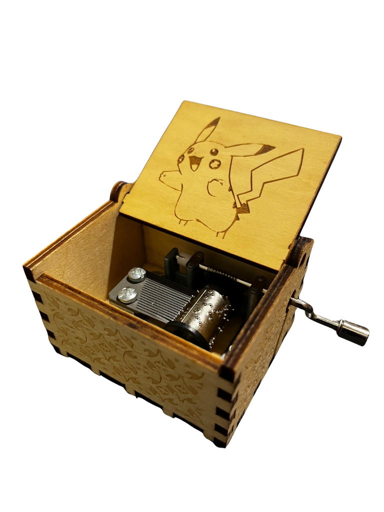 Pokemon Sound Box Wooden Hand Cranked Music Box - Pokemon – Wonder Tribe