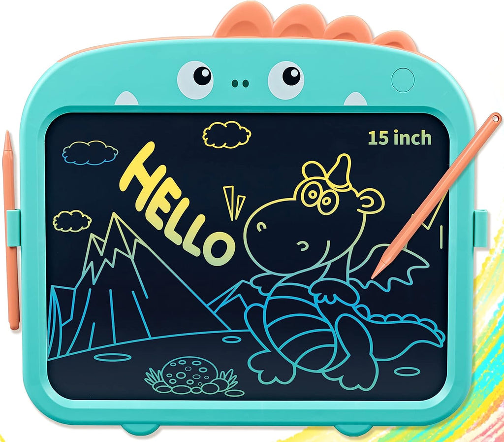 LCD Light Up 15" Drawing Tablet Dinosaur Wonder Tribe