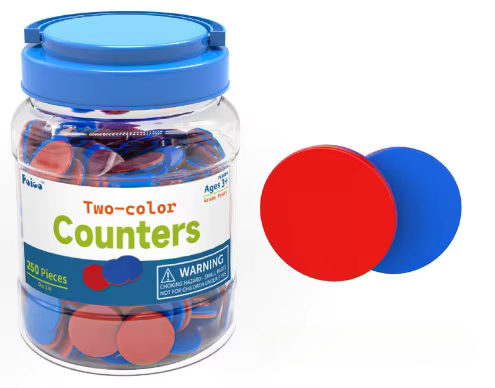2 Color Math Counters Two Colour Counters 250pcs - Math Learning Manipulatives – Wonder Tribe