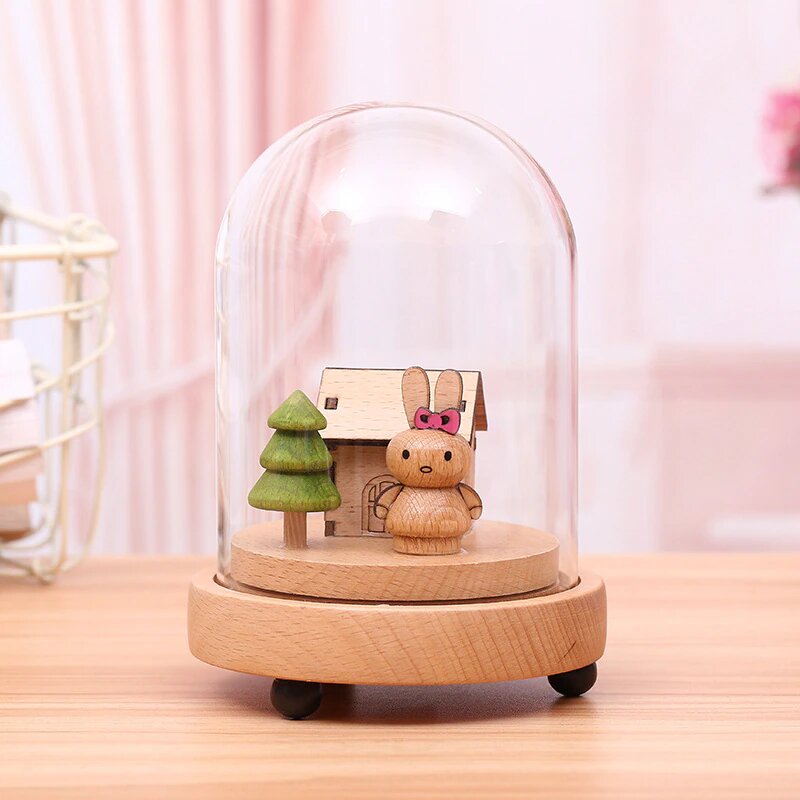 Rotating Dome Music Box - Miffy's House