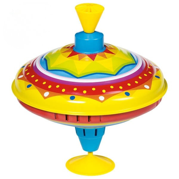 Goki Humming Top Rainbow - Metal Spinning Toy | Wonder Tribe